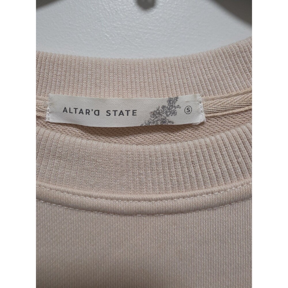 NWOT Altar’d State Nina Sweatshirt Dress Sz S - Picture 2 of 3